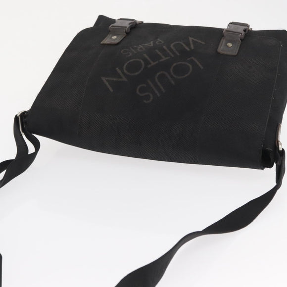 LOUIS VUITTON Damier Geant Roux Shoulder Bag Black M93079 LV Auth 168094