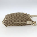 GUCCI GG Canvas Shoulder Bag Beige Gold 131326 Auth 168097-5