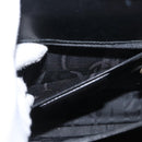 Salvatore Ferragamo Gancini Hand Bag Leather 2way Black Gold Auth 168101-27