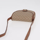CELINE Macadam Canvas Shoulder Bag PVC Beige Gold Auth 168102-6