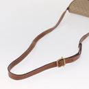 CELINE Macadam Canvas Shoulder Bag PVC Beige Gold Auth 168102-7