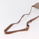 CELINE Macadam Canvas Shoulder Bag PVC Beige Gold Auth 168102-7
