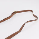 CELINE Macadam Canvas Shoulder Bag PVC Beige Gold Auth 168102-8