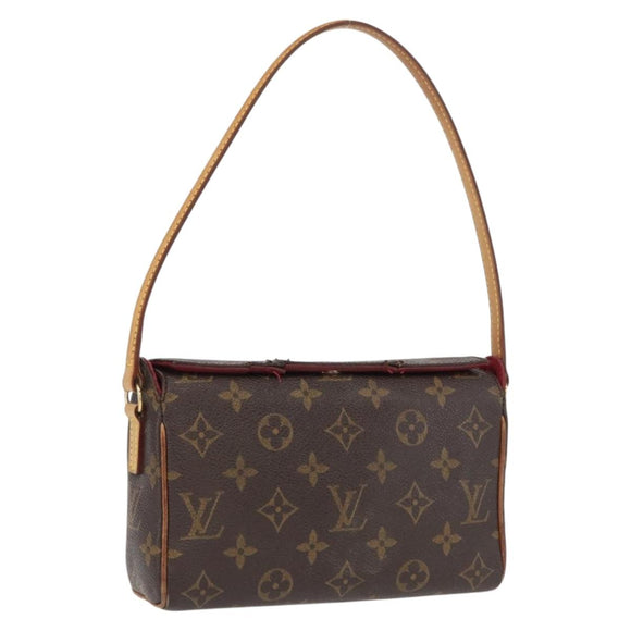 LOUIS VUITTON Monogram Recital Hand Bag M51900 LV Auth 168110