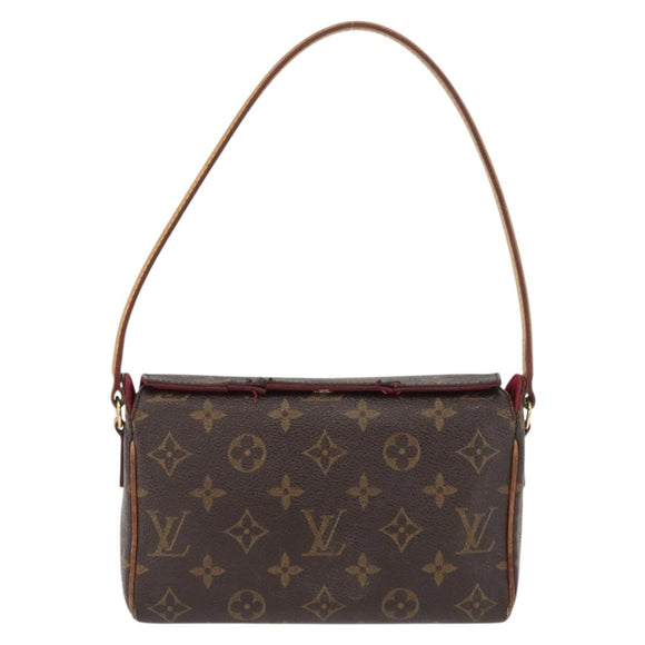 LOUIS VUITTON Monogram Recital Hand Bag M51900 LV Auth 168110