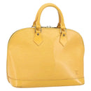 LOUIS VUITTON Epi Alma Hand Bag Yellow M52149 LV Auth 168111-1