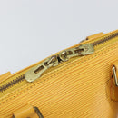 LOUIS VUITTON Epi Alma Hand Bag Yellow M52149 LV Auth 168111-18