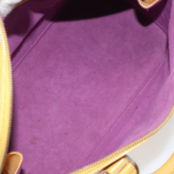 LOUIS VUITTON Epi Alma Hand Bag Yellow M52149 LV Auth 168111