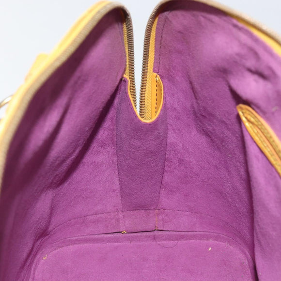 LOUIS VUITTON Epi Alma Hand Bag Yellow M52149 LV Auth 168111