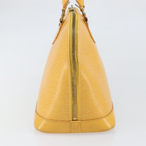 LOUIS VUITTON Epi Alma Hand Bag Yellow M52149 LV Auth 168111