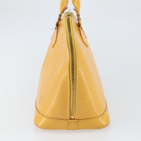 LOUIS VUITTON Epi Alma Hand Bag Yellow M52149 LV Auth 168111