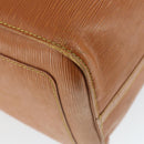 LOUIS VUITTON Epi Keepall 50 Boston Bag Braun M42968 LV Auth 168114-16