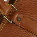 LOUIS VUITTON Epi Keepall 50 Boston Bag Braun M42968 LV Auth 168114-17