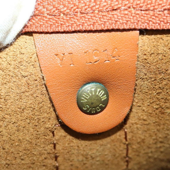 LOUIS VUITTON Epi Keepall 50 Boston Bag Braun M42968 LV Auth 168114