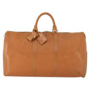 LOUIS VUITTON Epi Keepall 50 Boston Bag Braun M42968 LV Auth 168114-13