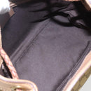 GUCCI GG Canvas Shoulder Bag Beige Gold 109143 Auth 168117-17