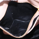 Miu Miu Matelasse Tote Bag Leather Pink Gold Auth 168121-22