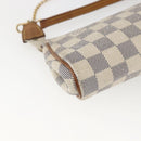 LOUIS VUITTON Damier Azur Eva Shoulder Bag 2way N55214 LV Auth 168124-18