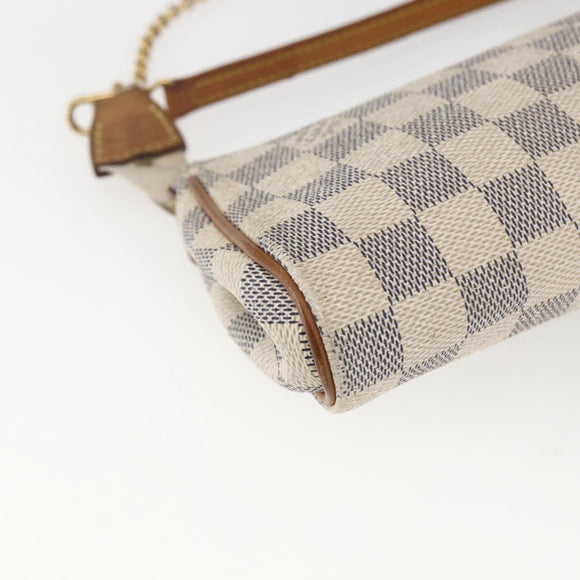 LOUIS VUITTON Damier Azur Eva Shoulder Bag 2way N55214 LV Auth 168124