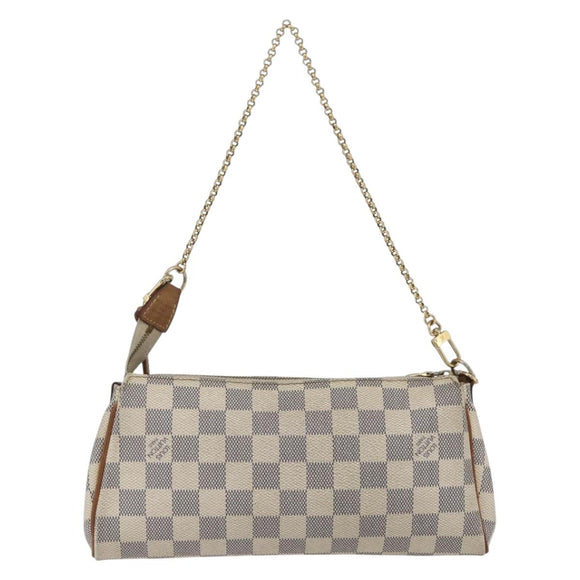 LOUIS VUITTON Damier Azur Eva Shoulder Bag 2way N55214 LV Auth 168124