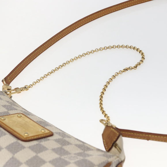 LOUIS VUITTON Damier Azur Eva Shoulder Bag 2way N55214 LV Auth 168124