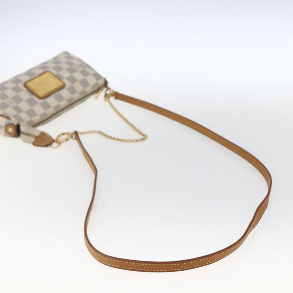 LOUIS VUITTON Damier Azur Eva Shoulder Bag 2way N55214 LV Auth 168124
