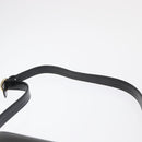 GUCCI Web Sherry Line Horsebit Shoulder Bag Leather Black Gold Auth 168125-8