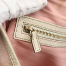 GUCCI GG Canvas Sherry Line Tote Bag Beige Gold 139260 Auth 168127-16