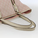 GUCCI GG Canvas Sherry Line Tote Bag Beige Gold 139260 Auth 168127-7