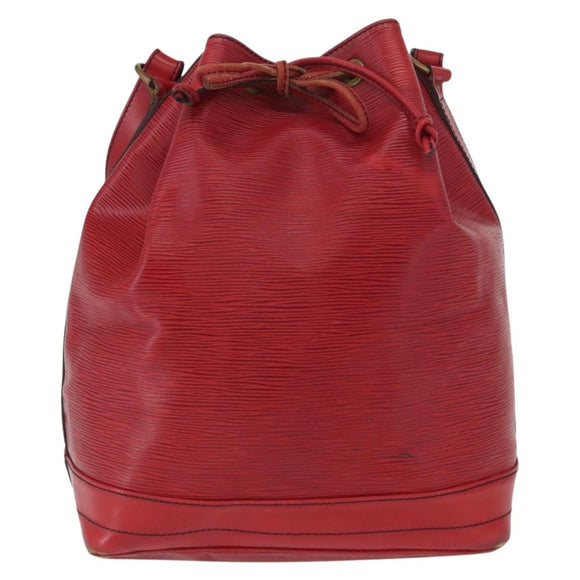 LOUIS VUITTON Epi Noe Shoulder Bag Red M44007 LV Auth 168128