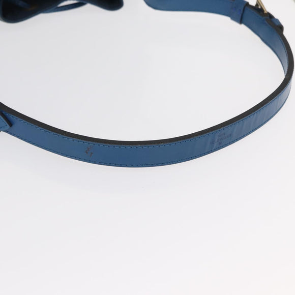 LOUIS VUITTON Epi Petit Noe Shoulder Bag Blue M44105 LV Auth 168129