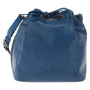 LOUIS VUITTON Epi Petit Noe Shoulder Bag Blue M44105 LV Auth 168129-9
