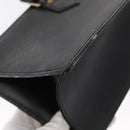 LOUIS VUITTON Epi Sac Triangle Hand Bag Black M52092 LV Auth 168130-8