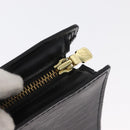 LOUIS VUITTON Epi Sac Triangle Hand Bag Black M52092 LV Auth 168130-9