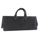 LOUIS VUITTON Epi Sac Triangle Hand Bag Black M52092 LV Auth 168130-1