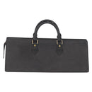 LOUIS VUITTON Epi Sac Triangle Hand Bag Black M52092 LV Auth 168130-2