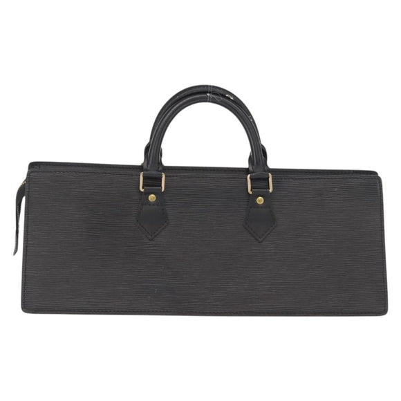 LOUIS VUITTON Epi Sac Triangle Hand Bag Black M52092 LV Auth 168130