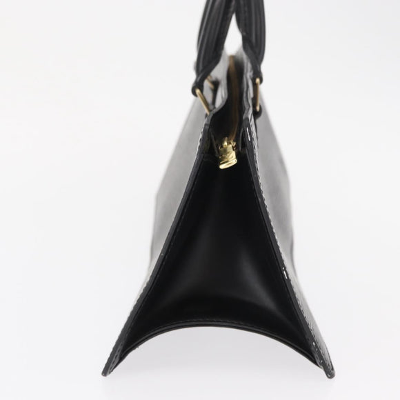 LOUIS VUITTON Epi Sac Triangle Hand Bag Black M52092 LV Auth 168130