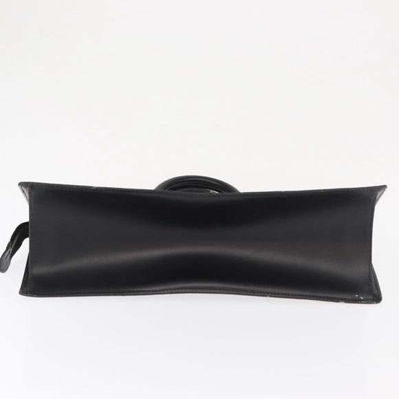 LOUIS VUITTON Epi Sac Triangle Hand Bag Black M52092 LV Auth 168130