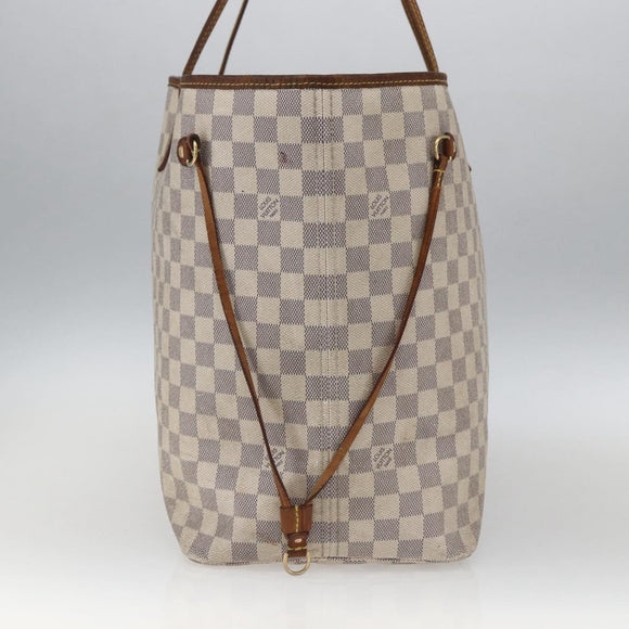 LOUIS VUITTON Damier Azur Neverfull GM Tote Bag N41360 LV Auth 168133