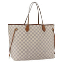 LOUIS VUITTON Damier Azur Neverfull GM Tote Bag N41360 LV Auth 168134-1
