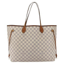 LOUIS VUITTON Damier Azur Neverfull GM Tote Bag N41360 LV Auth 168134-13