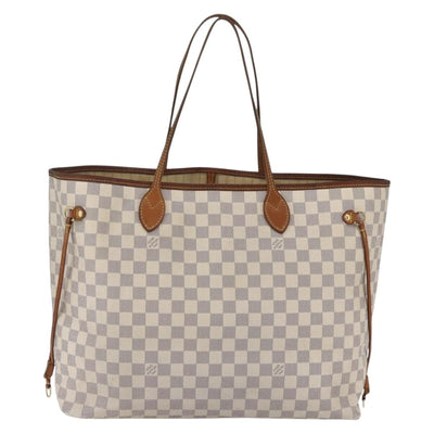 LOUIS VUITTON Damier Azur Neverfull GM Tote Bag N41360 LV Auth 168134 - 0