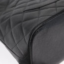 CHANEL Matelasse Reprint Tote Bag Caviar Skin Black CC Auth 168135-15