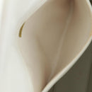 CHANEL COCO Mark Chain Shoulder Bag Leather White Gold CC Auth 168138V-26