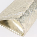 CHANEL Matelasse Shoulder Bag Patent leather Gold CC Auth 168139-16