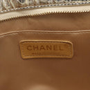 CHANEL Matelasse Shoulder Bag Patent leather Gold CC Auth 168139-18