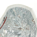 CHANEL Chain Choco Bar Line Shoulder Bag No5 Canvas White Silver CC Auth 168140V-23