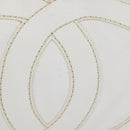CHANEL COCO Mark Shoulder Bag Caviar Skin White Gold CC Auth 168141SAV-3