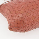 BOTTEGA VENETA INTRECCIATO Hand Bag Leather Pink Gold Auth 168147V-14